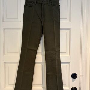 Joe's Jeans Sz 28 Flawless High Rise Boot Cut in Olive